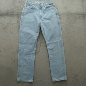 Wrangler Jeans Junior's Size 11 Blue High-Rise Straight Leg Denim 32" Inseam